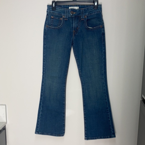 Levi’s flare 515 red tab button flap back pockets size 4P medium - Picture 5 of 15